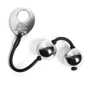 Fifty Shades of Grey Metalowe kulki - Silver Metal Ben Wa Balls - Kulki gejszy - miniaturka - grafika 3