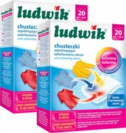 Środki do prania - LUDWIK Chusteczki do Prania Przeciw Farbowaniu x40 - miniaturka - grafika 1