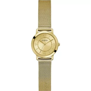 Zegarek Złoty zegarek damski Guess Melody z bransoletką GW0666L2 - Zegarki damskie - miniaturka - grafika 1