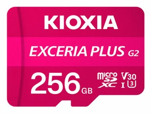 Kioxia LMPL2M256GG2 pamięć flash 256 GB MicroSDXC UHS-I Klasa 10 LMPL2M256GG2 - Karty pamięci - miniaturka - grafika 1