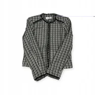 Swetry damskie - Narzutka bolerko damskie długi rękaw CALVIN KLEIN - miniaturka - grafika 1