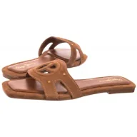 Klapki i japonki damskie - Klapki Frida Soft Tan Brown PLS90697 869 (PE44-a) Pepe Jeans - miniaturka - grafika 1