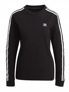 Bluzki damskie - Bluzka Adidas 3-Stripes Longsleeve Gn2911 R.30 - grafika 1