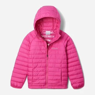 Kurtka młodzieżowa dziewczęca zimowa Columbia Powder Lite II Hooded Jacket 2090043695 155-159 cm (L) Różowa (195981310023) - Kurtki i płaszcze dla dziewczynek - miniaturka - grafika 1