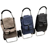 Torby i wózki na zakupy - Torba na zakupy na kółkach z kiesz.mix kol/DIA4225 DH-DIA4225 - miniaturka - grafika 1