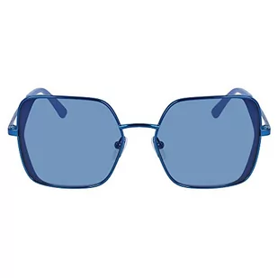 KARL LAGERFELD Damskie okulary przeciwsłoneczne Kl340s, niebieskie, 54, niebieski - Okulary przeciwsłoneczne - miniaturka - grafika 1