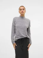 Swetry damskie - Vero Moda Sweter w kolorze szarym - miniaturka - grafika 1