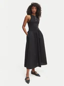 Sukienki - Tommy Hilfiger Sukienka codzienna WW0WW49628 Czarny Regular Fit - miniaturka - grafika 1