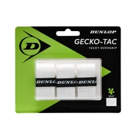 Tenis ziemny - Górna owijka Dunlop  Gecko-Tac Overgrip White - miniaturka - grafika 1