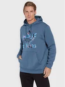 Bluzy męskie - adidas Bluza Camo Series Infill HK2802 Granatowy Regular Fit - miniaturka - grafika 1