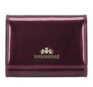 Portfele - Damski portfel ze skóry lakierowany średni - miniaturka - grafika 1