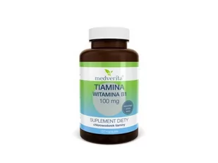 Medverita MEDVERITA, Tiamina 100 mg, 120 kapsułek - Witaminy i minerały dla sportowców - miniaturka - grafika 1