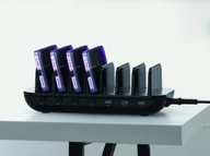 Huby USB - CONCEPTRONIC Ladegerät 7Port 7xUSB-C 160WPD3.0 sw OZUL07B - miniaturka - grafika 1