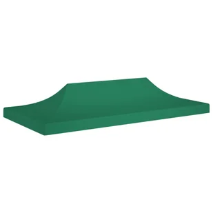 vidaXL Dach do namiotu imprezowego, 6 x 3 m, zielony, 270 g/m - Pawilony ogrodowe - miniaturka - grafika 7