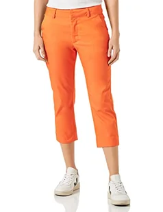 Spodnie damskie Kaffe Kalea Capri, Vermillion pomarańczowy, 36 - Spodnie damskie - miniaturka - grafika 1