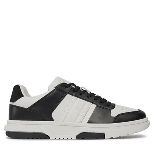 Sneakersy Tommy Jeans Tjm Leather Cupsole 2.0 EM0EM01352 Black/Ecru BDS - Półbuty męskie - miniaturka - grafika 1
