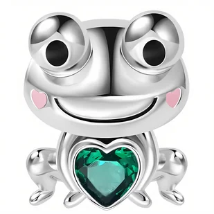 Charms do Pandora - CHARMS ŻABA Z SERCEM - Charmsy Charms do Pandora - CHARMS ŻABA Z SERCEM - Charmsy - miniaturka - grafika 1