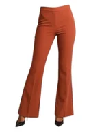 Spodnie damskie - Pantaloni a zampa vita media Donna Imperial - miniaturka - grafika 1