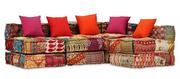 Sofy i kanapy - Modułowa sofa patchworkowa ELIOR Demri 6D, 56x132x200 cm - miniaturka - grafika 1