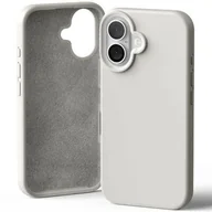 Etui i futerały do telefonów - Etui MERCURY Silicone do Apple iPhone 16 Szary - miniaturka - grafika 1