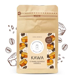 Orzechownia Orzechownia Kawa Słony Karmel Ziarnista 200g 0B58-28427 - Kawa - miniaturka - grafika 1
