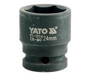Nasadki do elektronarzędzi - Yato nasadka udarowa 1/2 24 mm YT-1014 - miniaturka - grafika 1