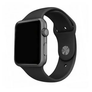 Pasek Mercury Silicon do Apple Watch Series 1/2/3/4/5/6/7/8/SE/SE2 38-41 mm Czarny (8809724801731) - Akcesoria do smartwatchy - miniaturka - grafika 2