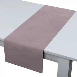 Dekoria pl Bieżnik prostokątny zgaszony róż 40 × 130 cm Velvet 410-704-14 - Obrusy i serwetki - miniaturka - grafika 1