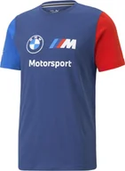 Koszulki męskie - Puma BMW M Motorsport ESS Logo Tee - Koszulka męska bawełniana niebieska 538148-04 , Rozmiar: XXL - miniaturka - grafika 1