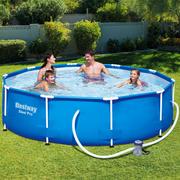 Baseny ogrodowe - Zestaw Bestway Frame Pool Steel Pro™ Ø305 cm - miniaturka - grafika 1