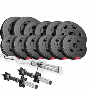 Hop-sport Zestaw obciążeń kompozytowych Premium 36kg 47104 - Obciążenia - miniaturka - grafika 1
