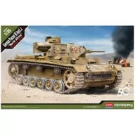 Modele do sklejania - Academy Niemiecki czołg średni PzKpfW III Ausf. J, Afryka północna 13531 - miniaturka - grafika 1