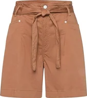 Spodenki damskie - BRAX Damskie szorty Style Macie B Ultralight Cotton, Soft Brown, 31W / 32L - miniaturka - grafika 1