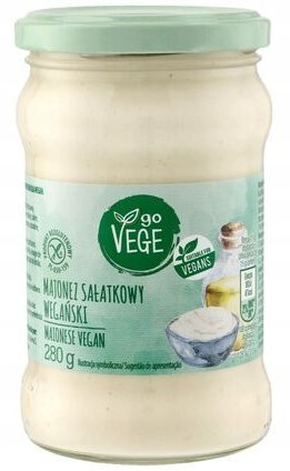 Go Vege majonez sałatkowy wegański 280 g bez jajek i glutenu, do sałatek