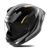 Kaski motocyklowe - Kask Integralny Nolan N60-6 Sport Lesmo Czarny/Szary/Antracytowy/Złoty MetalXXL - miniaturka - grafika 1