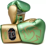 Rękawice bokserskie - Rival Rękawice Bokserskie Sparring Rs100 Professional Green/Gold - miniaturka - grafika 1