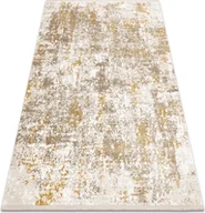 Dywany - Dywan DUKE 51546 beż / złoty - Vintage, strukturalny, bardzo miękki, frędzle beżowy 160x220 cm - miniaturka - grafika 1