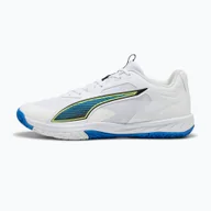 Buty sportowe męskie - Buty do piłki ręcznej PUMA Accelerate Pro 4 Game On puma white/glowing red/ultra blue WYSYŁKA W 24H 30 DNI NA ZWROT - miniaturka - grafika 1