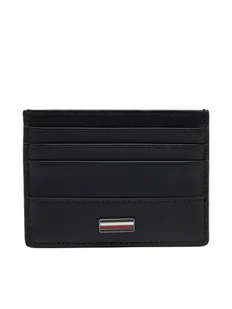 Tommy Hilfiger Etui na karty kredytowe Th Corp Cc Holder AM0AM13243 Czarny - Etui na dokumenty i karty - miniaturka - grafika 1