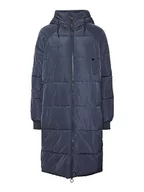 Płaszcze damskie - bestseller a/s VMAURA AW22 Coat GA BOOS płaszcz, niebieski Ombre Blue, S - miniaturka - grafika 1