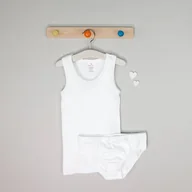 Moda i Uroda OUTLET - Komplet chłopięcy, Podkoszulek, Majtki slipki, biały, Tup Tup - miniaturka - grafika 1