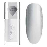Lakiery hybrydowe - Semilac Lakier klasyczny Nail Laquer, 115 Silver Chrome - miniaturka - grafika 1