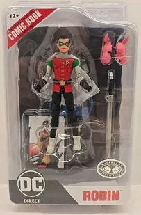 Robin (Batman: Reborn) 7in Figure z Komiksem (Page Punchers) - Figurki dla dzieci - miniaturka - grafika 1