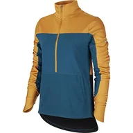Koszulki i topy damskie - Nike Damska koszulka Repel Top Midlayer wielokolorowa Gold Suede/Midnight Turq/Refle M - miniaturka - grafika 1