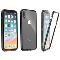 Etui i futerały do telefonów - cofi1453 360° Magnet Slim Metal Case Etui ochronne na telefon komórkowy Etui ochronne na telefon komórkowy Czarne kompatybilne z iPhone 11 Pro Max - miniaturka - grafika 1