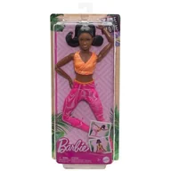 Lalki dla dziewczynek - Barbie. Lalka Made to Move Czarne włosy - miniaturka - grafika 1