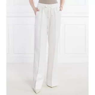 Spodnie damskie - BOSS Spodnie Tabuta | Relaxed fit | z dodatkiem lnu - grafika 1