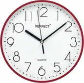 Zegary - Perfect Zegar ścienny Perfect FX-5814 Red 22 cm - miniaturka - grafika 1