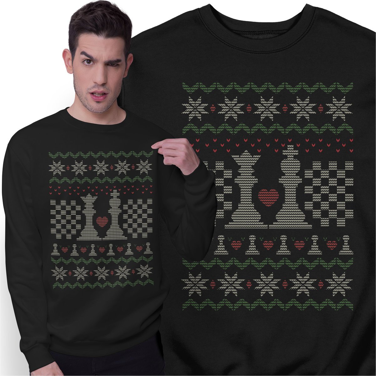 Świąteczna Bluza Prezent na Święta dla Szachisty Szachy Świąteczny Sweter