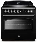 Kuchenki elektryczne - Kuchnia z płytą indukcyjną FALCON Classic FX 90 Czarny chrom - miniaturka - grafika 1